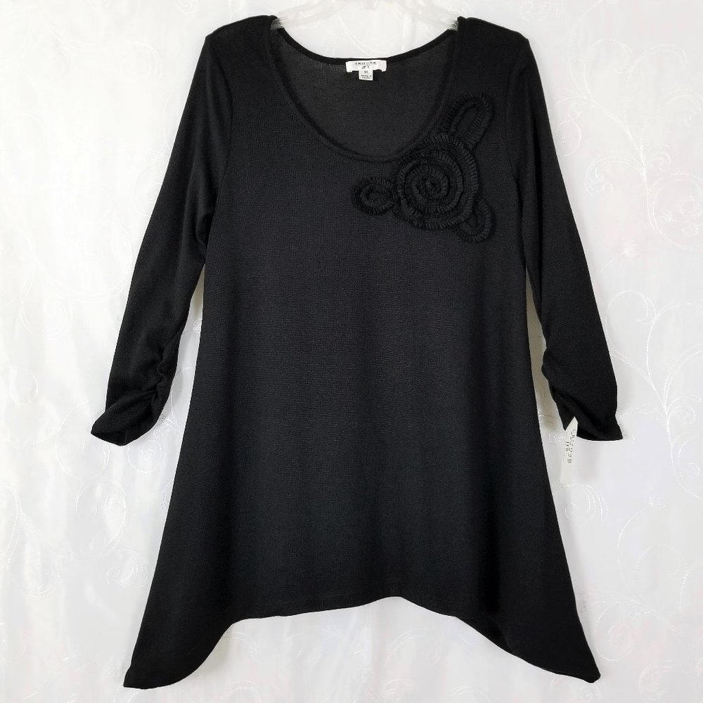 Uniform JPR L/XL Knit Black Top 3/4 Sleeve Tapered